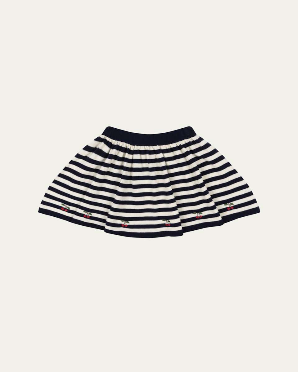 Girl's Venton Striped Knit Skirt, Size 18M-10